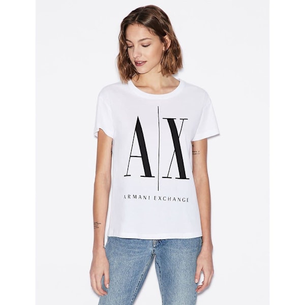 Armani Exchange 8nytcx_yjg3z T-shirt Med Korte ærmer Blå 2XL Kvinde