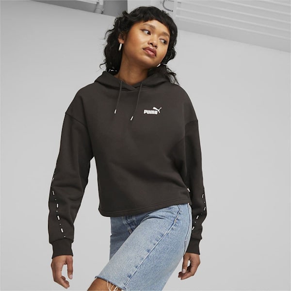 Puma Huppari Ess Tape Fl Musta L Nainen