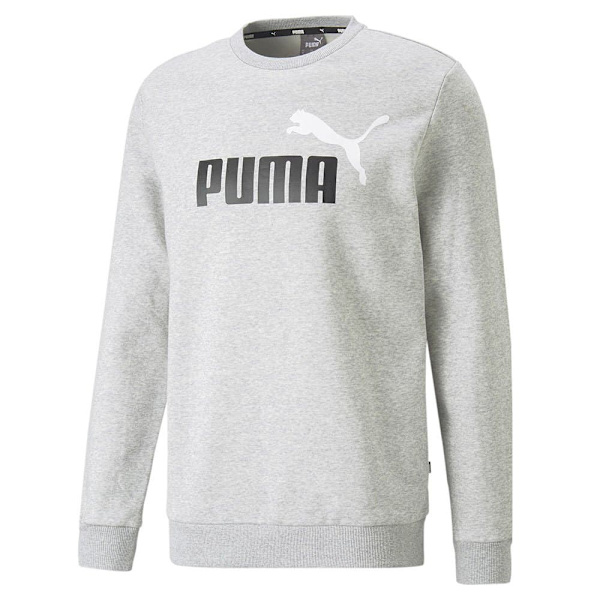 Puma Hættetrøje Ess+ 2 Col Big Logo Grå XL Mand
