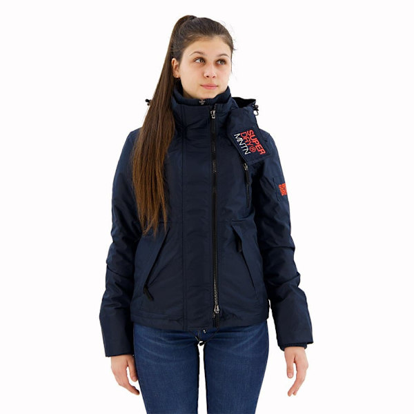 Superdry W5011652a Jakke Blå S Kvinde