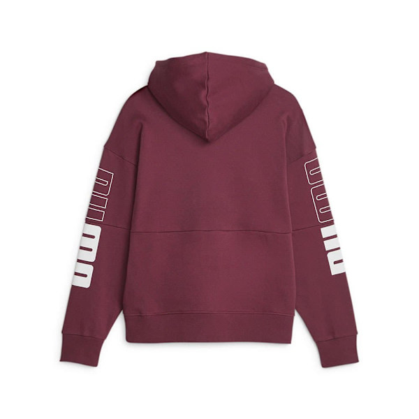 Puma Hættetrøje Power Colorblock Lilla S Kvinde
