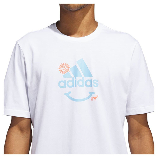 Adidas Kortärmad T-shirt Change Vit L / Regular Man