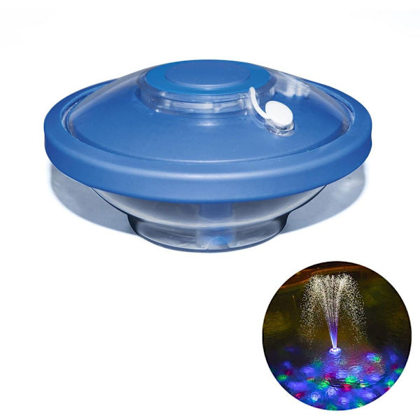 Bestway Flytande Fontän Med Led För Simbassänger Med Litiumbatteri 18.5 Cm Blå