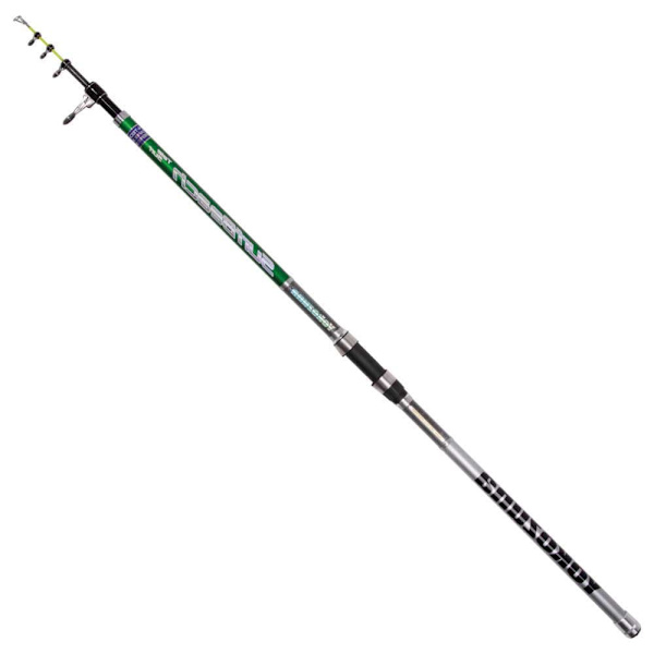 Yokozuna Surfcasting Stang Tele Beach Grøn,Søvfarvet 4.50 m / 100-200 g