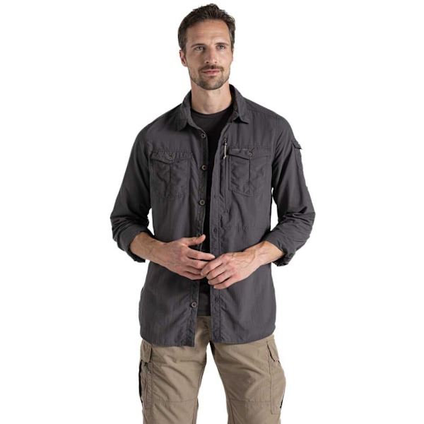 Craghoppers Lang ærmet Skjorte Nosilife Adventure Iii  XL Mand