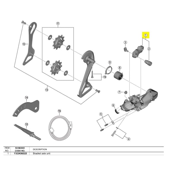 Shimano Normalt Axelstöd Rd-r9250 Silver
