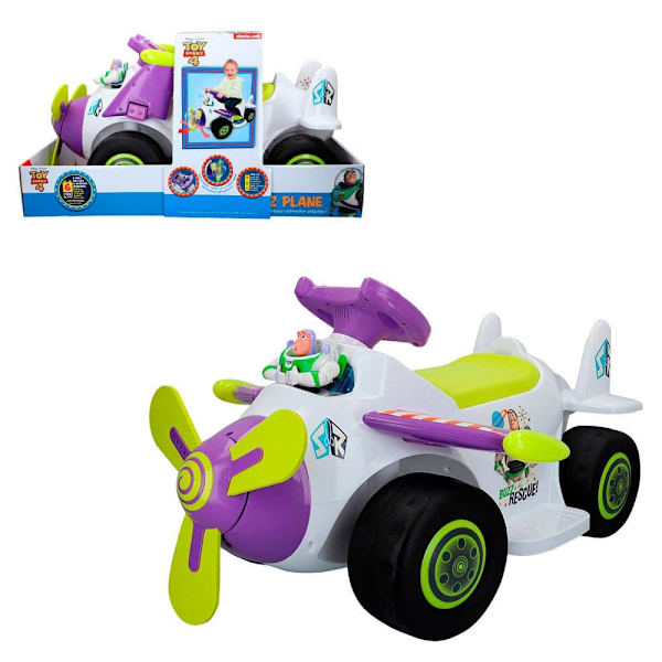 Kiddisland Ride-on Walker Disney Junior Toy Story 4 Buzz Light Year Flerfärgad 18 Months - 3 Years