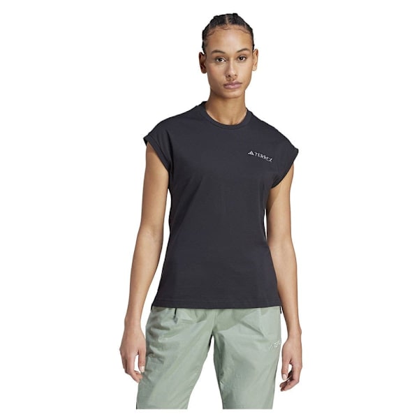 Adidas Xpl Logo T-shirt Med Korte ærmer Sort S Kvinde