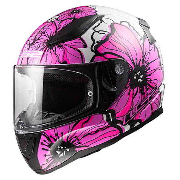 Ls2 Ff353 Rapid Ii Poppies Kokokypärä Pinkki XS