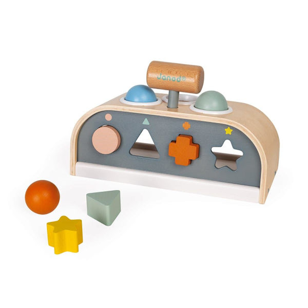 Janod Sweet Cocoon 2 In 1 Pica Balls And Nestable Flerfärgad 1-3 Years