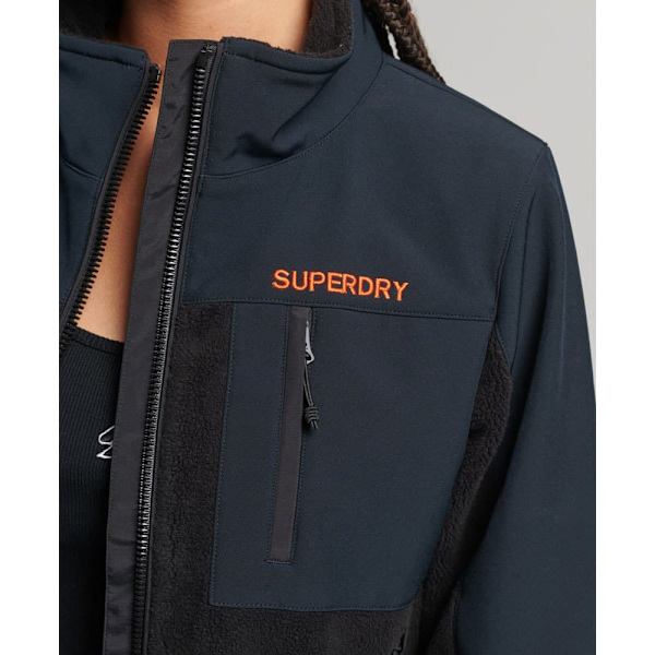Superdry Jacka Code Hybrid Trekker Svart XS Kvinna