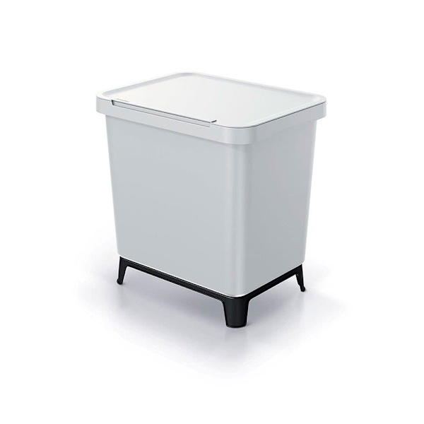 Keden Återvinningstunna 2x10l Systema 39x29x41cm Silver