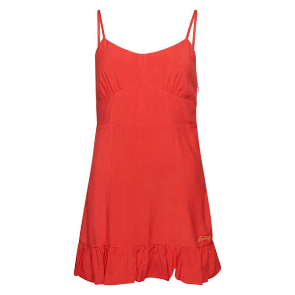 Superdry Klänning Vintage Cami Mini Röd M Kvinna