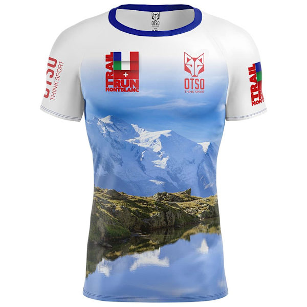 Otso Trail Run Montblanc 2024 T-shirt Med Korte ærmer  XL Mand