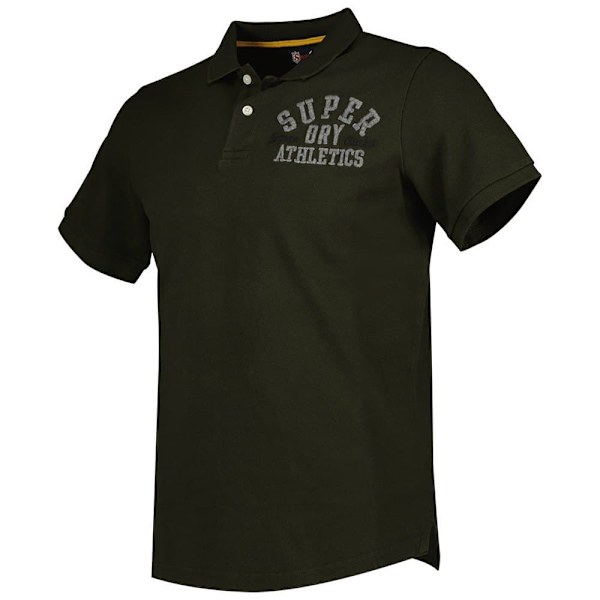 Superdry Vintage Superstate Kortärmad Polotröja Grönt S Man