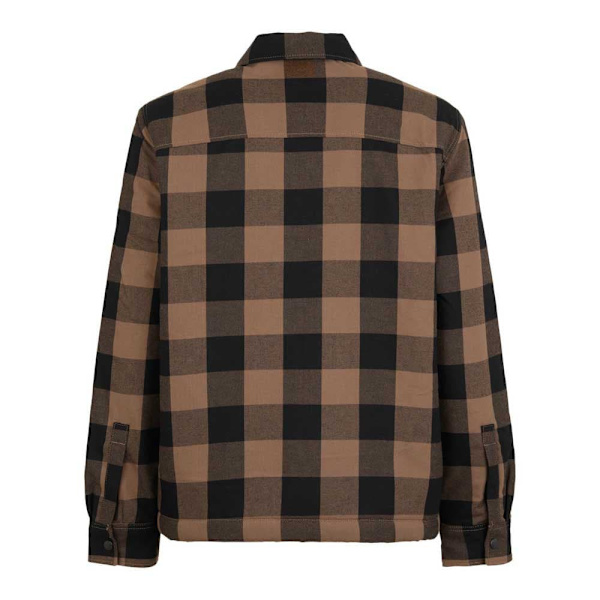 Dickies Lined Sacramento Skjorte Med Lange ærmer Brun S Mand