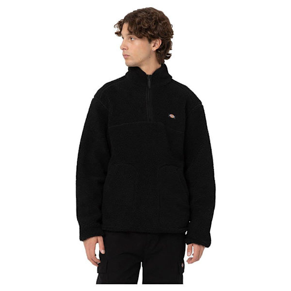 Dickies Halv Blixtlåsfleece Mount Hope Svart XS Man