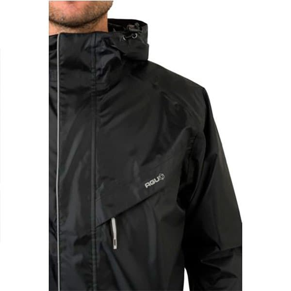 Agu Passat Rain Essential Jakke Sort M Mand