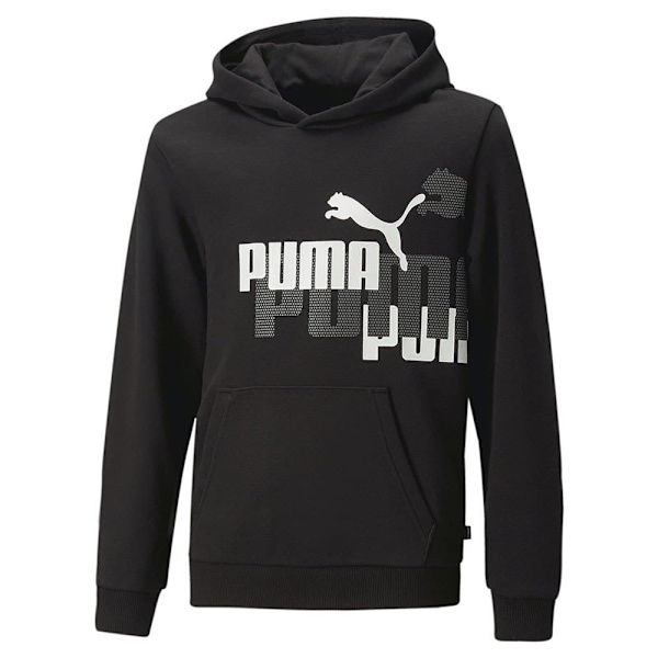 Puma Hættetrøje Ess+ Logo Power Sort 3-4 Years Dreng