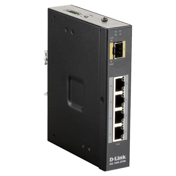 D-link 5 Port Unmanaged Switch Svart