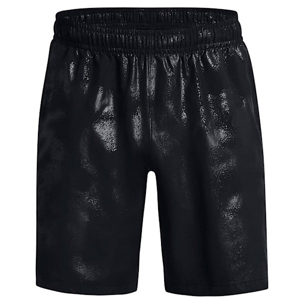 Under Armour Shorts Woven Emboss Sort S / Regular Mand
