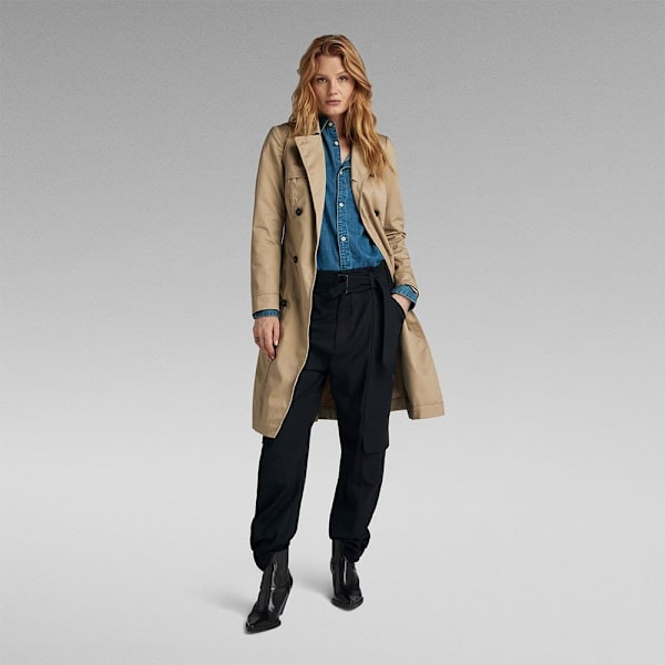 G-star Trenchcoat D24259-d352 Beige M Kvinna