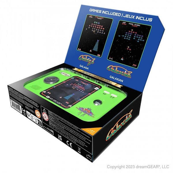 My Arcade Bærbar Retro Konsol Pocket Player Galaga