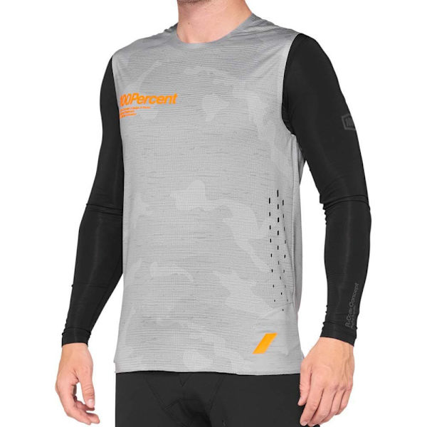 100percent Långärmad Endurotröja R-core Concept Grå L Man