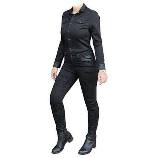 Overlap Dragt Tess Sort 26 Kvinde