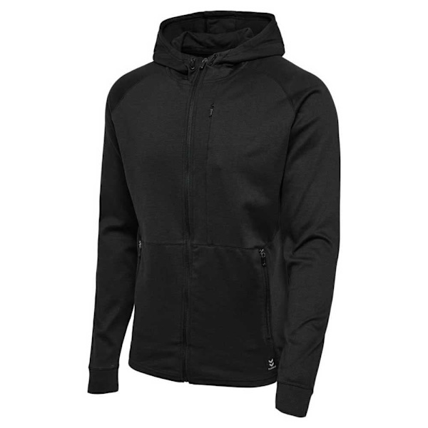 Hummel Sweatshirt Med Fuld Lynlås Interval Sort L Mand