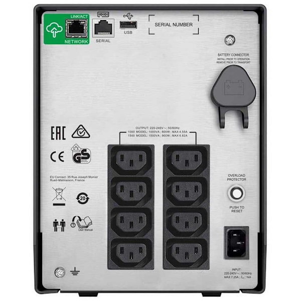 Apc Ups Smart-ups C 1000va Lcd 230v Sort One Size / EU Plug