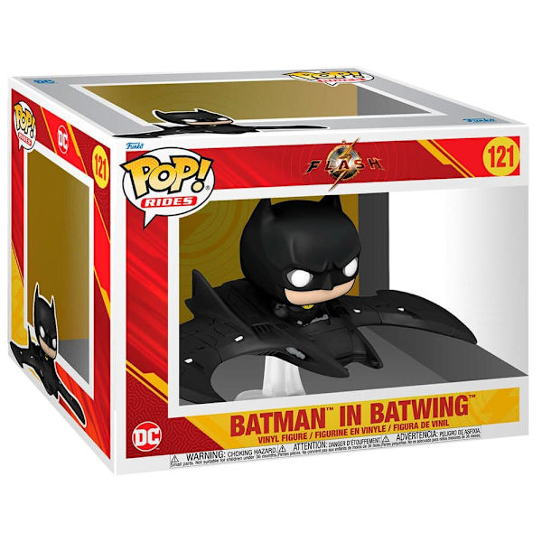 Funko Pop Ride Deluxe Dc Comics The Flash Batman In Batwing Guld
