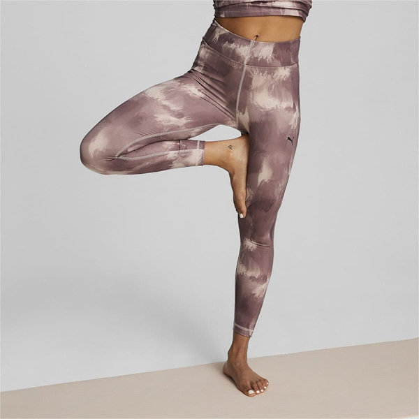 Puma Leggings Studio Your Move Aop Rosa S Kvinde