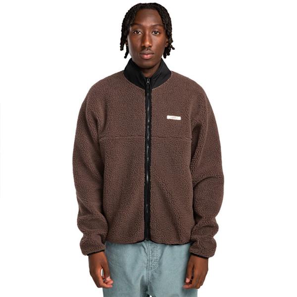 Element Classic Sherpa Sweatshirt Med Dragkedja Brun M Man