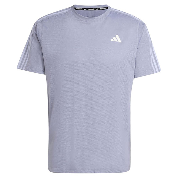 Adidas Own The Run 3 Stripes T-shirt Med Korta ärmar  S / Regular Man