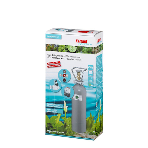 Eheim Co2 Set 600 Komplett Set Inklusive Påfyllningsbar Flaska Av 2000g