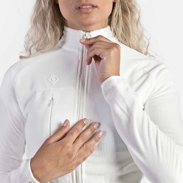 Izas Fleece Lecina W Vit M Kvinna