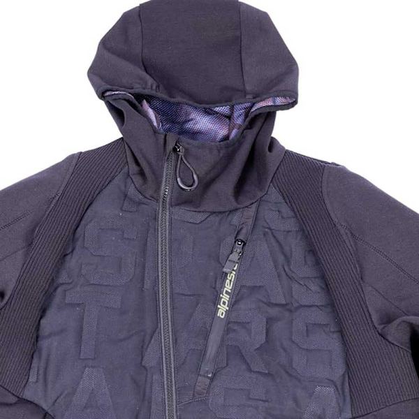Alpinestars Hættejakke Mo.st.eq Hybrid Sort M Mand