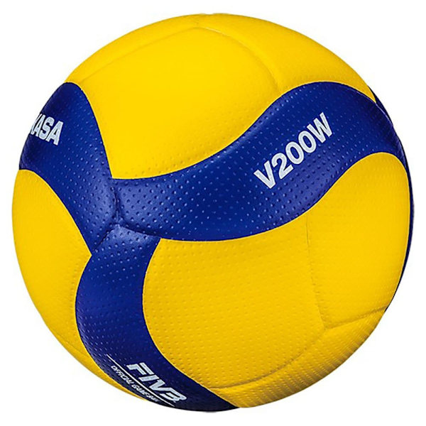 Mikasa V200w Volleyballbold Gul,Blå 5