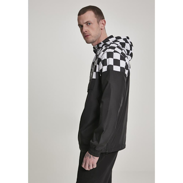 Urban Classics Blok Pull Over Parka Sort M Mand