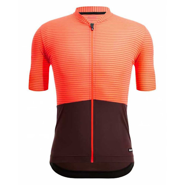 Santini Kortärmad Tröja Colore Riga Orange M Man