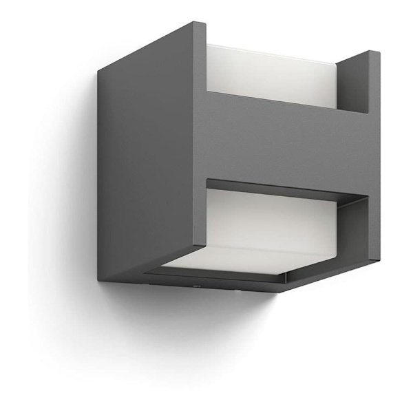 Philips Vaakasuuntainen Led-seinävalaisin Arbour 2x4.5w 800lumen Harmaa