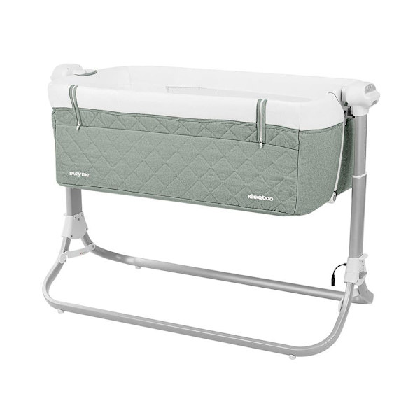 Kikkaboo Elektrisk Co-sleeping Krybbe Sway Me Grå