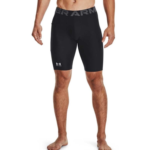 Under Armour Kompression Lange Shorts Heatgear Sort XL / Regular Mand