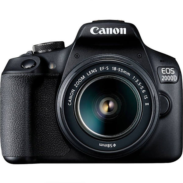 Canon Reflex-kamera Eos 2000d Ef-s 18-55 Mm Is Musta