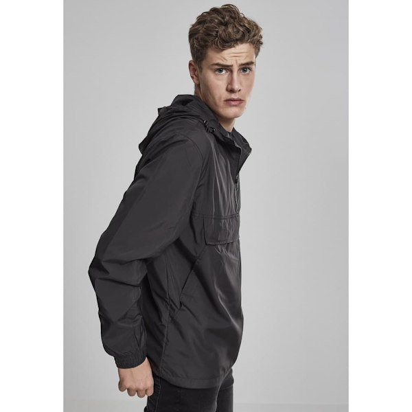 Urban Classics Parka Basic Pull Over Sort L Mand