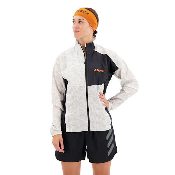 Adidas Trail Wind Jakke Grå XL Kvinde