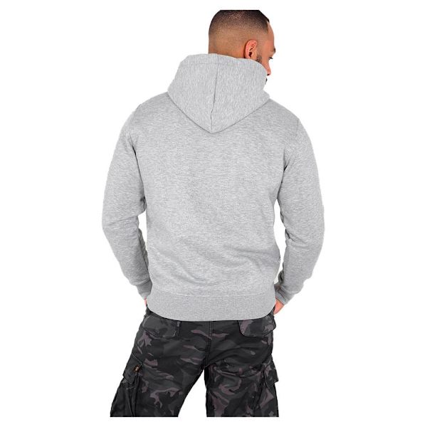 Alpha Industries Basic Small Logo Hættetrøje Grå 3XL Mand