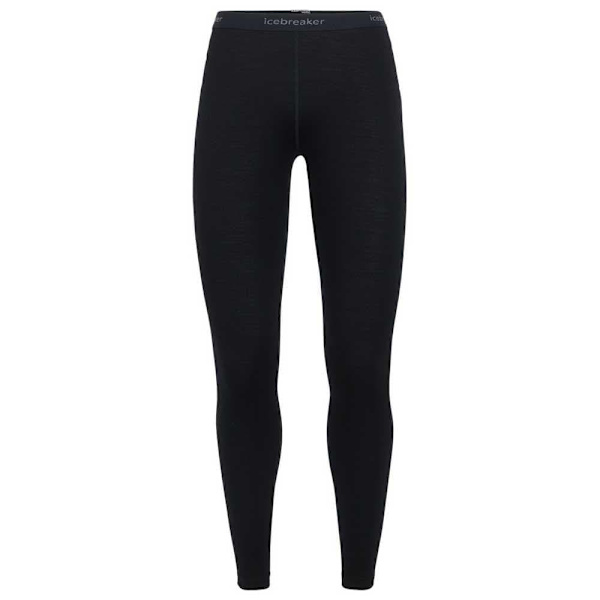 Icebreaker Leggings 260 Tech Merino Sort XS Kvinde