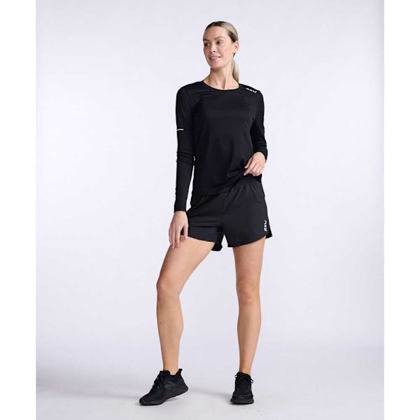 2xu Langærmet T-shirt Aero Sort XS Kvinde